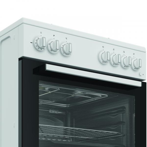 CUCINA 60CM 4F/GAS F.ELETT. VALV.SIC. GRILL BIANCO