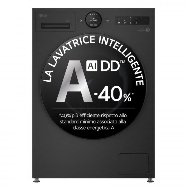F4X7013TBB LAVATRICE CF 13KG 1400G A-40% INV VAP TURBOWASH WIFI NERA