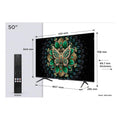 50C6K TVC LED 50 MINILED QD GOOGLE TV 144 Hz 30W DOLBY ATMOS LATIVU' 4K