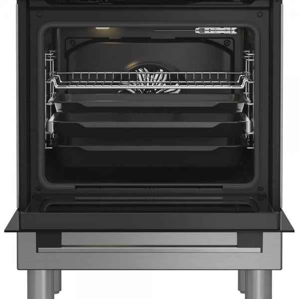 CUCINA 60CM 4Z.INDUZ. F.EL.MULTI.VAP/AIRFRY INOX