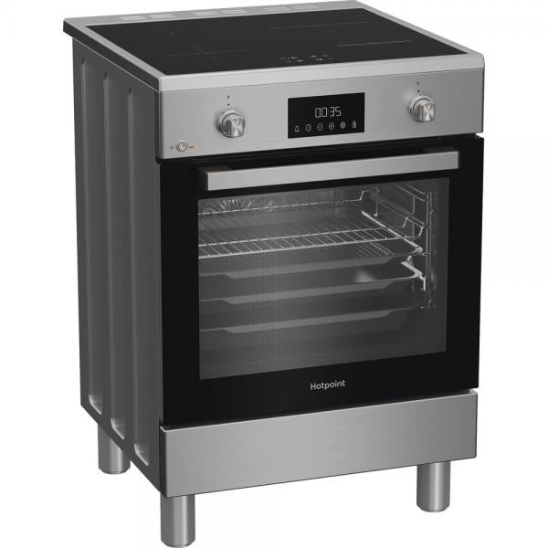 CUCINA 60CM 4Z.INDUZ. F.EL.MULTI.VAP/AIRFRY INOX