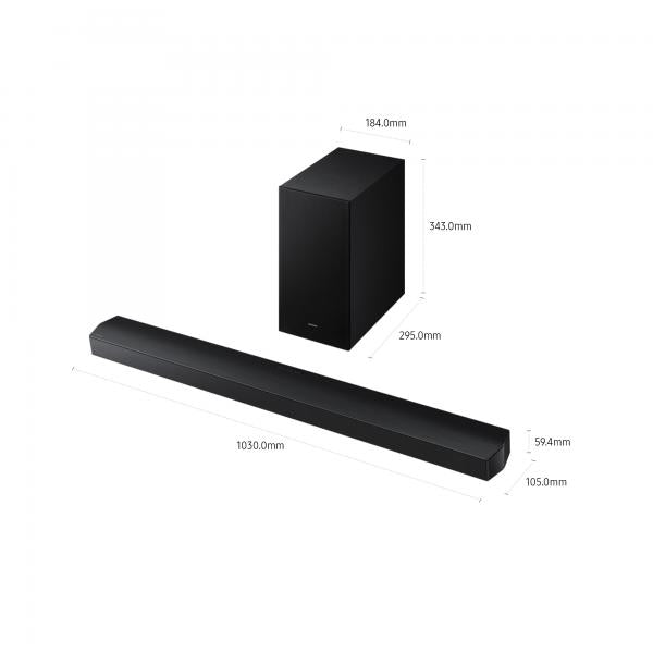 SOUND BAR 5.1 C/SUBWOOFER WLSS BT HDMI NERO