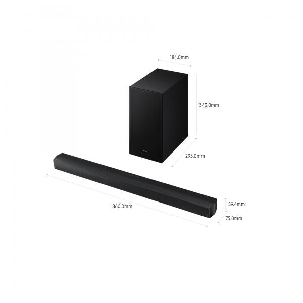 SOUND BAR 3.1 430W USB HDMI C/SUBWOOFER WLSS NERO