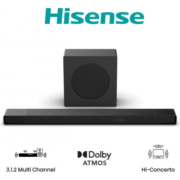 AX3120Q HOME SOUNDBAR 3.1.2 SUB 440W BT HDMI ARC OTTICO AUXUSB