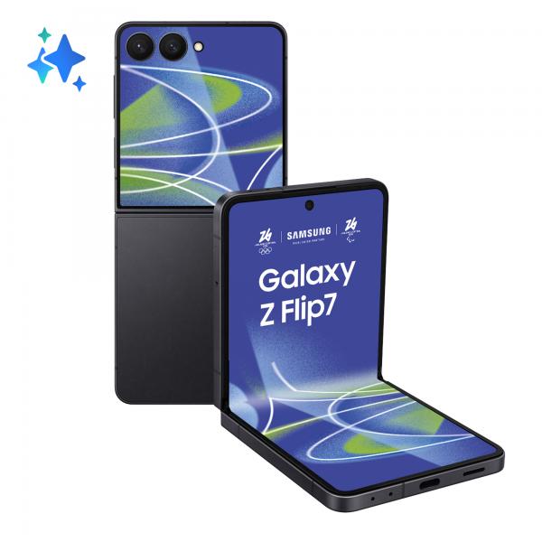 SM-F766BZKGEUE S.PONE 5G FLIP7 BLACK 6.9FHD+ INT EST 4.1AMOLED 12/256 50+12+10MP FRON