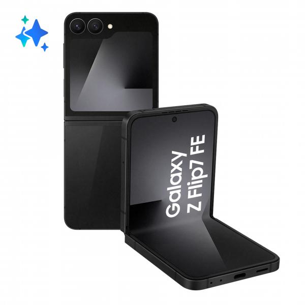 SM-F761BZKGEUE S.PONE 5G FLIP7 FE BK 6.7FHD+ INT EST 3.4AMOLED 8/128 50+12+10MP FRONT