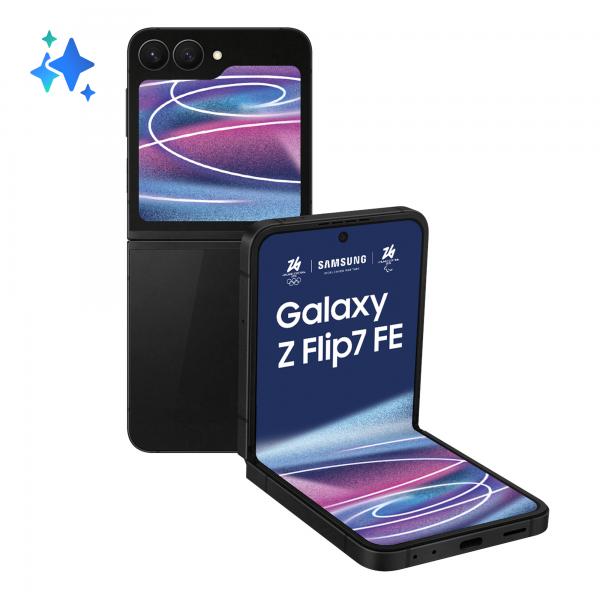 SM-F761BZKGEUE S.PONE 5G FLIP7 FE BK 6.7FHD+ INT EST 3.4AMOLED 8/128 50+12+10MP FRONT