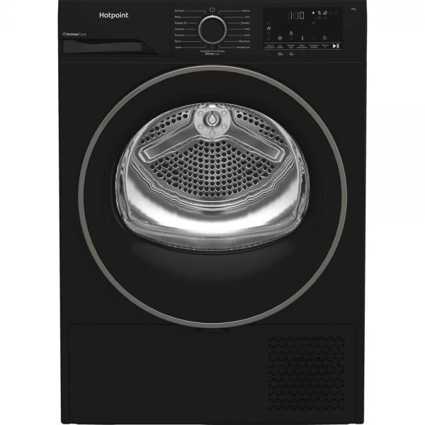 ASCIUG.C/FRONT 9KG CE.C INVERTER DISP.DIGIT. BLACK
