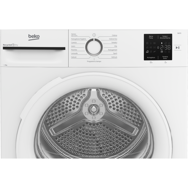 BMT83EW ASCIUG SNELLA 8KG D P54CM PLANA OBLO BIANCO