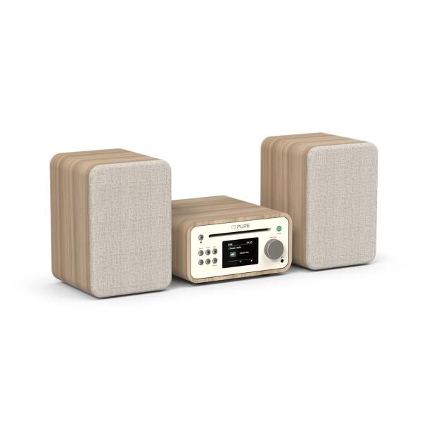 MICRO HIFI CLASSIC STEREO MINI COTTON WHITE/OAK