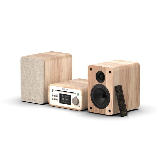 MICRO HIFI CLASSIC STEREO MINI COTTON WHITE/OAK