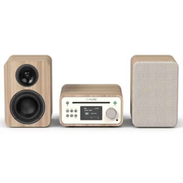 MICRO HIFI CLASSIC STEREO MINI COTTON WHITE/OAK