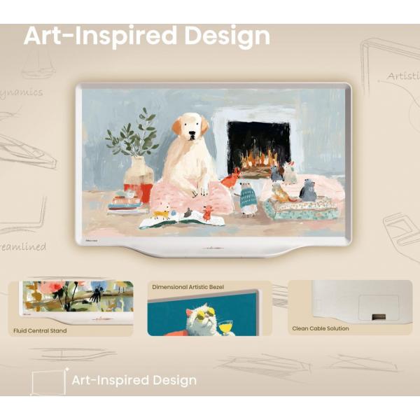 TV QLED 32"FHD DVBT2/S2 SMART VIDAA DECO'TV WHITE