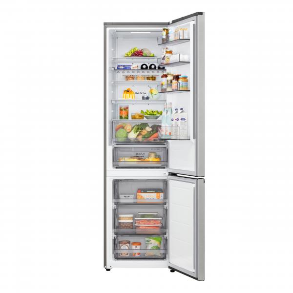 GBBS322BPY FRIGO COMBI 375LT H203 NF PRIME SILVER B PORTA PIATTA
