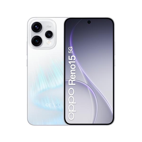 RENO 15 5G WH S.PHONE 5G 6.59AMOLED 8/512GB 50+50+2MP FRONT 50MP 6500mAh + BUDS3PRO