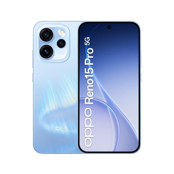 RENO 15 PRO 5G BLU S.PHONE 5G 6.32FHD+ 120HZ 12/512GB 200+50+50MP FRONT50MP 6200mAh