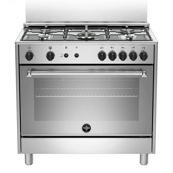 CUCINA 90CM 5F/GAS F.EL.MULTI11 AMERICANA INOX