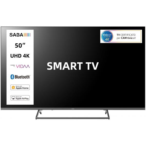 TV LED 50"UHD 4K T2/S2 SMART VIDAA STAND CEN.TVSAT
