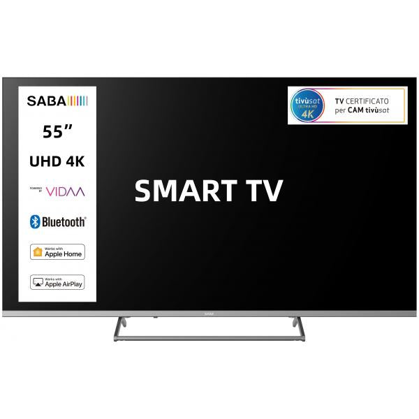 TV LED 55"UHD 4K DVBT2/S2 SMART VIDAA