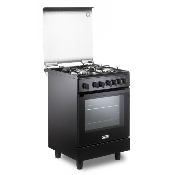 CUCINA 60CM 4F.GAS F.ELETT.MULTI CL.A NERO