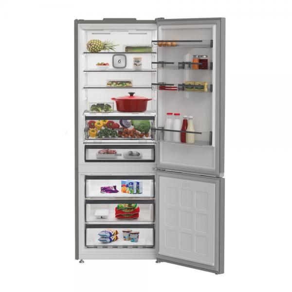 COMBI 490LT H.192CM CE.D NOFROST DUAL INV.LED INOX
