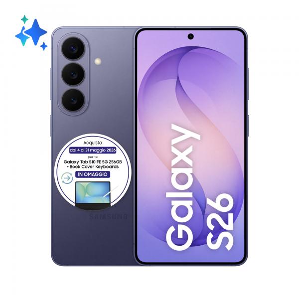 SM-S942BZVGEUE S.PHONE 5G S26VIOLET 6.3FHD+ 8CORE 12/256GB 50+12+10MP FRONT 12MP 4300mAhT
