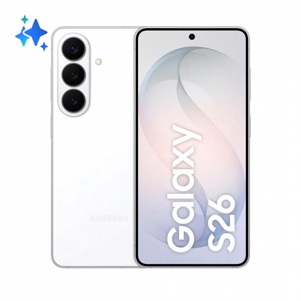 SM-S942BZWHEUE S.PHONE 5G S26WH 6.3FHD+ 8CORE 12/512GB 50+12+10MP FRONT 12MP 4300mAh