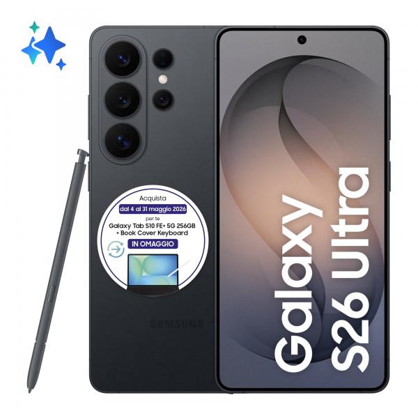 SM-S948BZKGEUE S.PHONE 5G S26ULTRA-BK 6.98 QHD+ 8CORE 12/512GB 200+50+50+10MP FRONT 12MP 5000