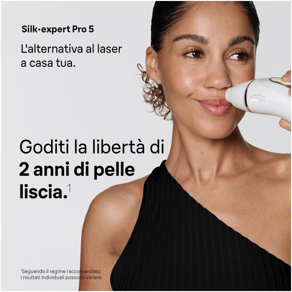 PL5210 EPIL LUCE PULSATA SMART SILK EXPERT PRO 5 + ACCESSORI
