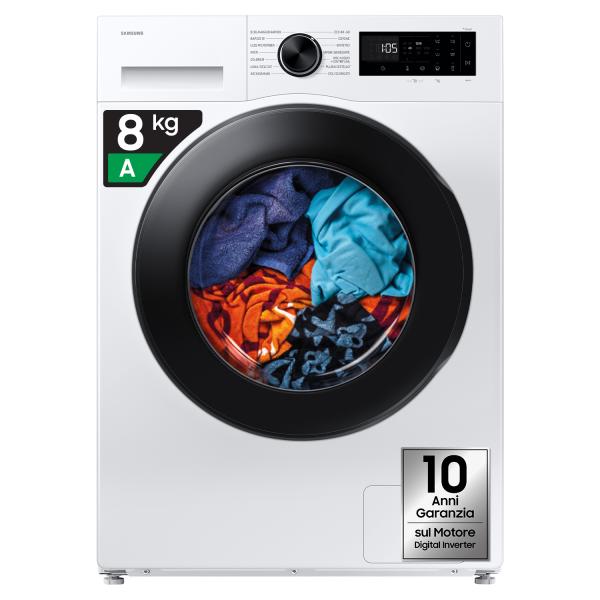 WW80FG5L32AEET LAVATRICE SNELLA 48CM 8KG 1200G A VAP INV WIFI