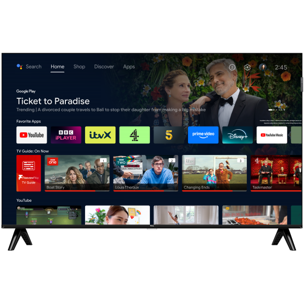 40S5L TVC LED 40 QLED SMART TV HDR10 60 Hz DOLBY AUDIO P. LATERALI