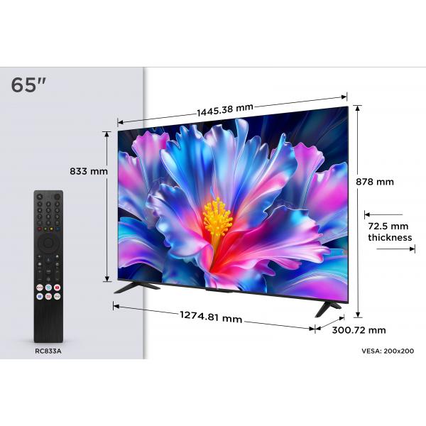 65P6L TVC LED 65 4K SMART TV UHD HDR10 60 HZ DOLBY SUDIO BT P. LATERALI
