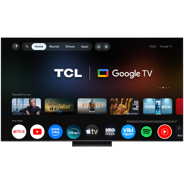 55C6K PRO TVC LED 55 MINILED QD GOOGLE TV 144 Hz HDR 1000 NIT DOLBY VISION ATMOS 40W BASE