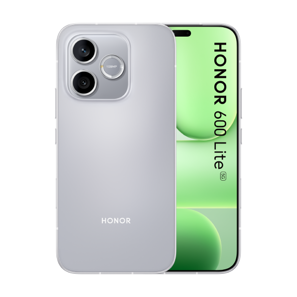 HONOR 600LITE GREY + WATCH S.PHONE 6.6AMOLED 120HZ 8CORE 8/256 FOTO 108+5MP FRONT 16MP 6520mAh + WATCH 2i