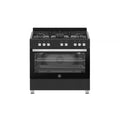 CUCINA 90CM 5F/GAS F.GAS VENT. NERO