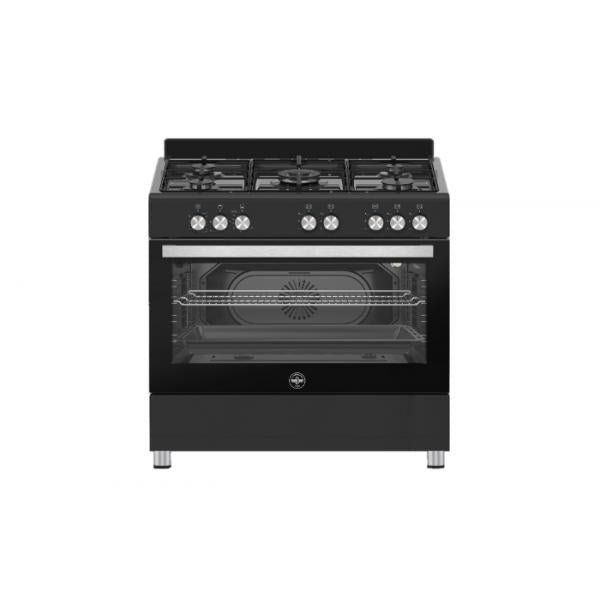 CUCINA 90CM 5F/GAS F.GAS VENT. NERO