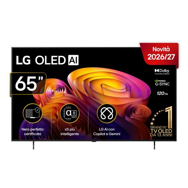 OLED65B6ELC.API TVC LED 65 OLED SMART A8 AI HDR10 WIFI 4HDMI 1USB DOLBY VISION TEL PUNTATORE WIF