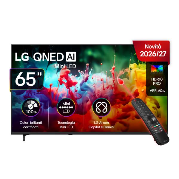 TV MINILED QNED 65"UHD 4K T2/S2 SMARTWEBOS MULTIAI