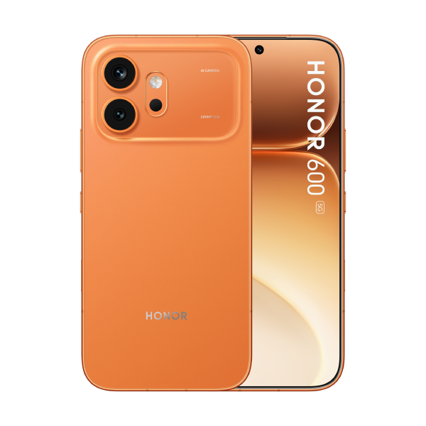 HONOR 600 ORANGE + WATCH S.PHONE 5G 6.57" AMOLED 8/256GB 200+50MP FRONT 6400MHA
