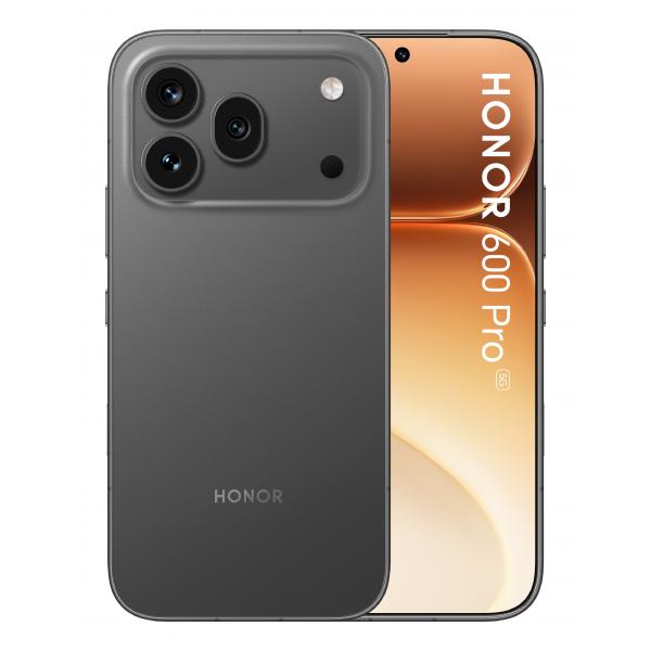 HONOR 600 PRO BLACK S.PHONE 5G 6.57" AMOLED 12/512GB 200+50MP FRONT 12MP6400MHA