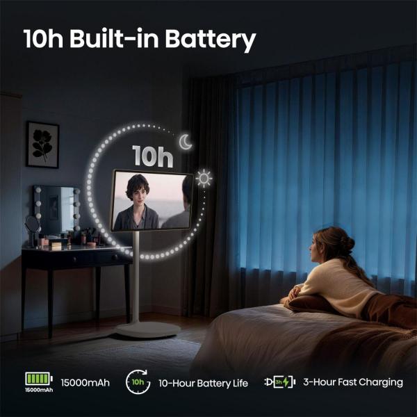 TV LED 32"TS UHD 4K PORT/RUOT.SMART ANDROID C/BATT