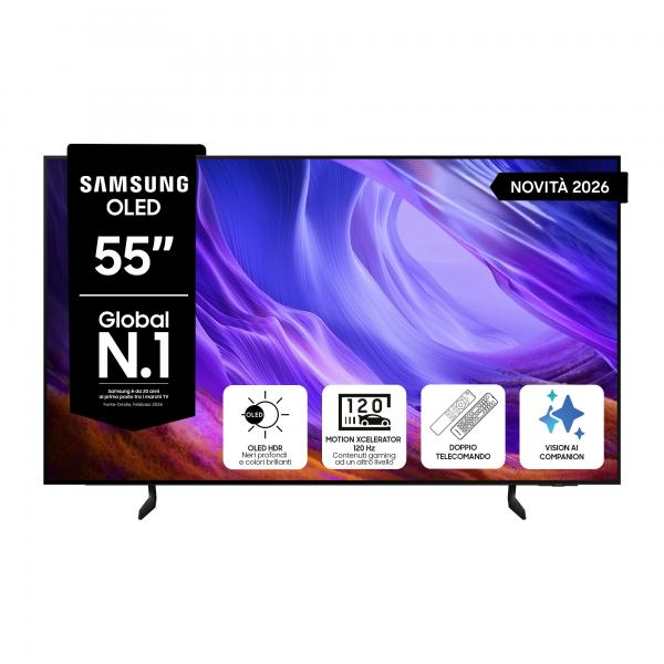QE55S85HAEXZT TVC LED 55 OLED SMART TV 120 Hz HDR10 4HDMI 2USB PROCNQ4 3GEN DOLBY ATMOS