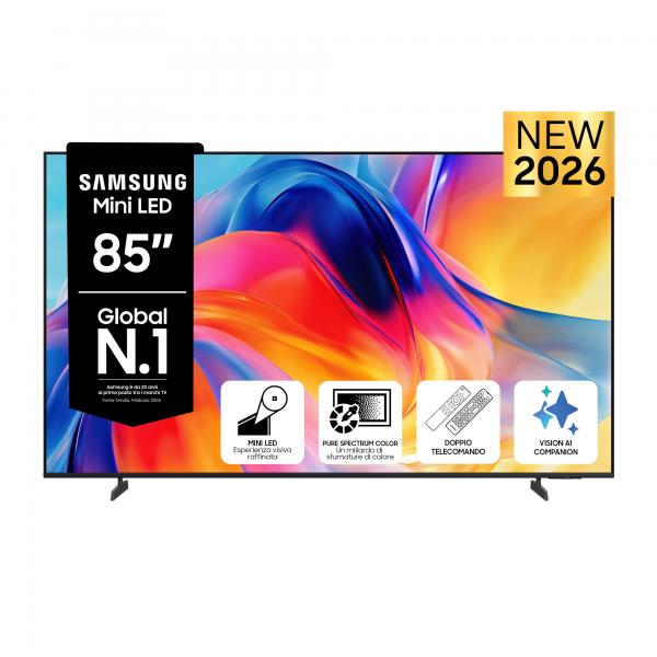 UE85M70HAUXZT TVC LED 85 MINILED SMART 50HZ 3HDMI 1USB AI PIEDINI LATERALI