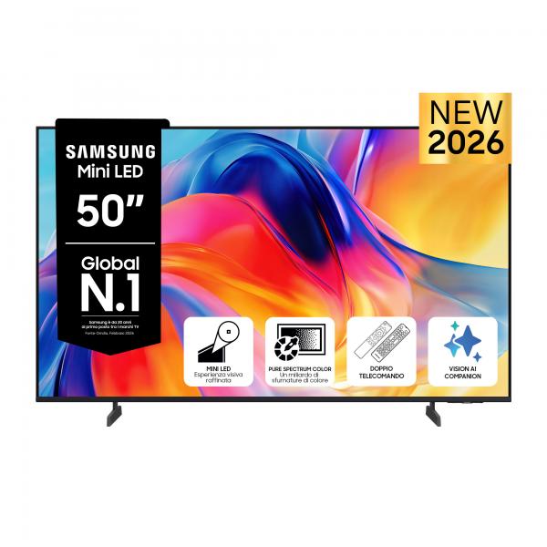 UE50M70HAUXZT TVC LED 50 MINILED SMART 50HZ 3HDMI 1USB AI PIEDINI LATERALI