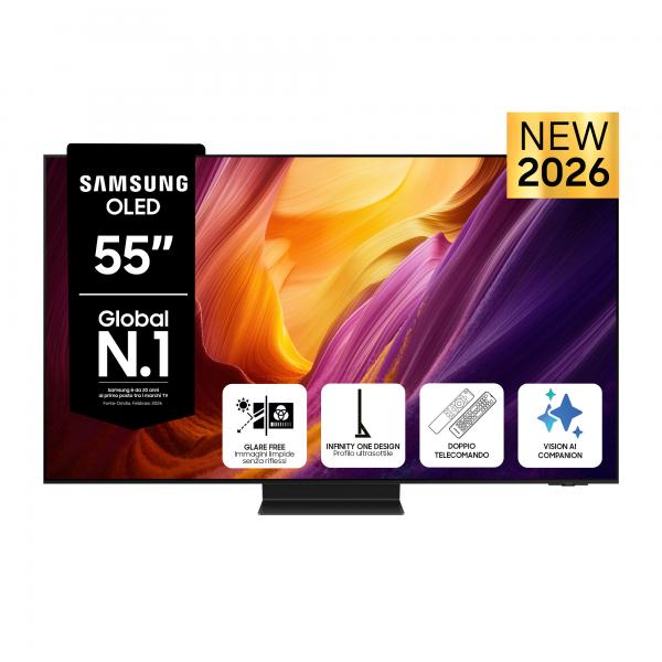 QE55S95HFTXZT TVC LED 55 OLED 165 HZ SMART TV 4HDMI 2USB DOLBY ATMOS ANTIRIFLESSO SLIM BASE C