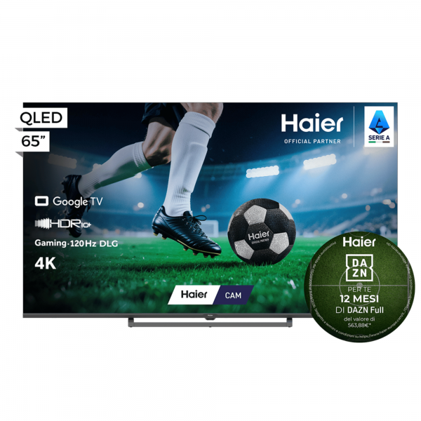 H65S80GUX - 36200163 TVC LED 65 QLED SMART TV HDR10+ 120HZ WIFI 3HDMI 2USB DOLBY AUDIO