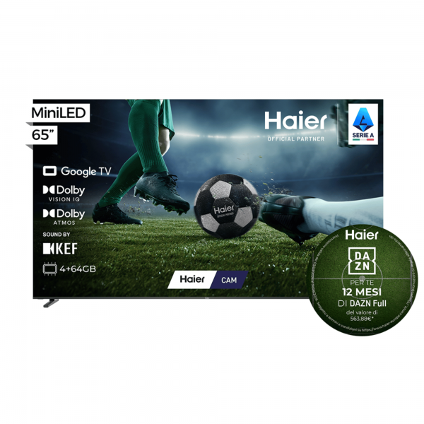 H65M92FUX - 36200146 TVC LED 65 QLED MINILED SMART HDR10+ WIFI SAT 4HDMI USB 120 HZ DOLBY ATMOS TEL P