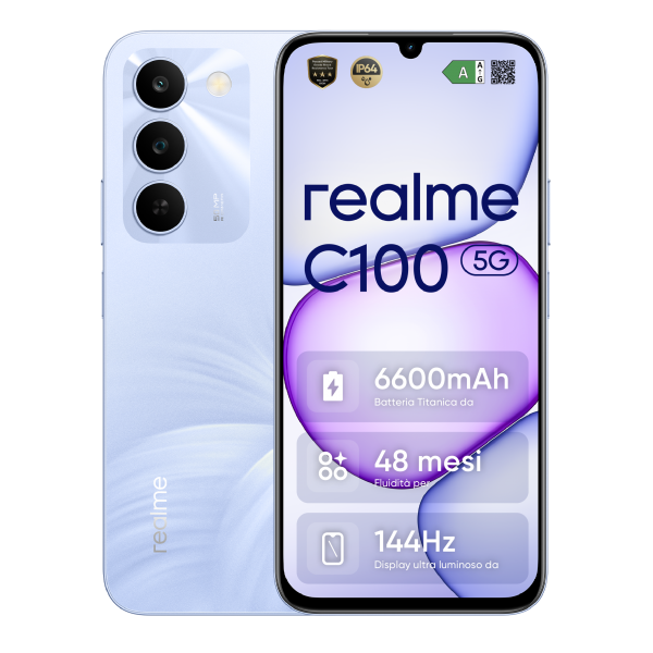 C1005G 128GB-PURPLE S.PHONE 5G 6.8HD+ 144HZ 8CORE 4/128 50MP+FRONT5MP 6600mAh