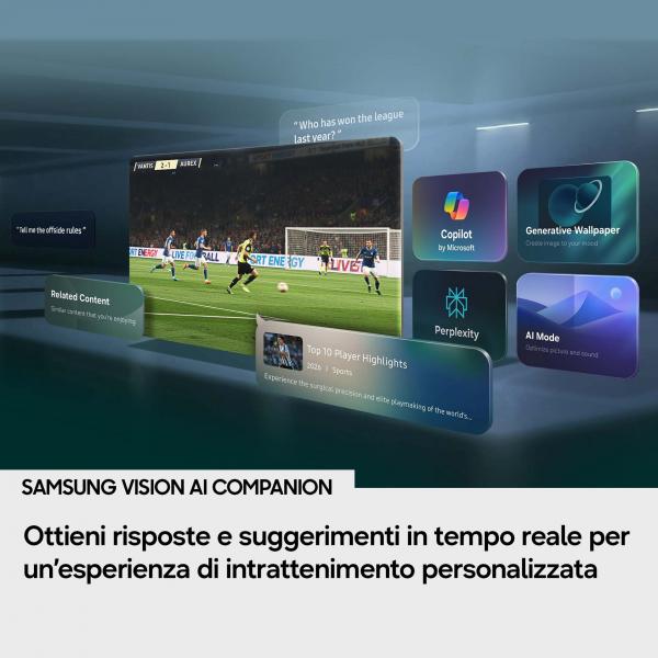 UE98U9000HUXZT TVC LED 98 4K SMART 144 HZ 3 HDMI 2USB OTS LITE PIEDINI