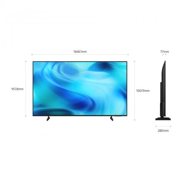 TV LED 75"CRYSTAL UHD 4K DVBT2/S2 SMART TIZEN